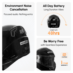 N2 Air 7 Flip-up Helmet for Man & Women with Bluetooth, GPS, Voice Assistance, ENC, Dual Visor, Removable Padding (Glossy Black) N2 Air 7 Flip-up Helmet for Man & Women with Bluetooth, GPS, Voice Assistance, ENC, Dual Visor, Removable Padding (Glossy Black)