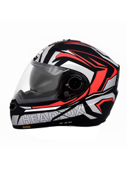 N2 FLASH Air METRO Smart Bluetooth Flip-Up Double Visor Helmet Matte Red