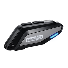 F20 Smart Helmet Bluetooth Headset with Mic | Voice Assistant & Siri Support | Noise Cancellation | Long Battery Backup | IPX6 Waterproof | Compatible with All Helmets | Android & iOS