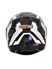 N2 Air Road Smart Bluetooth Flip-up Double Visor Helmet Glossy Grey