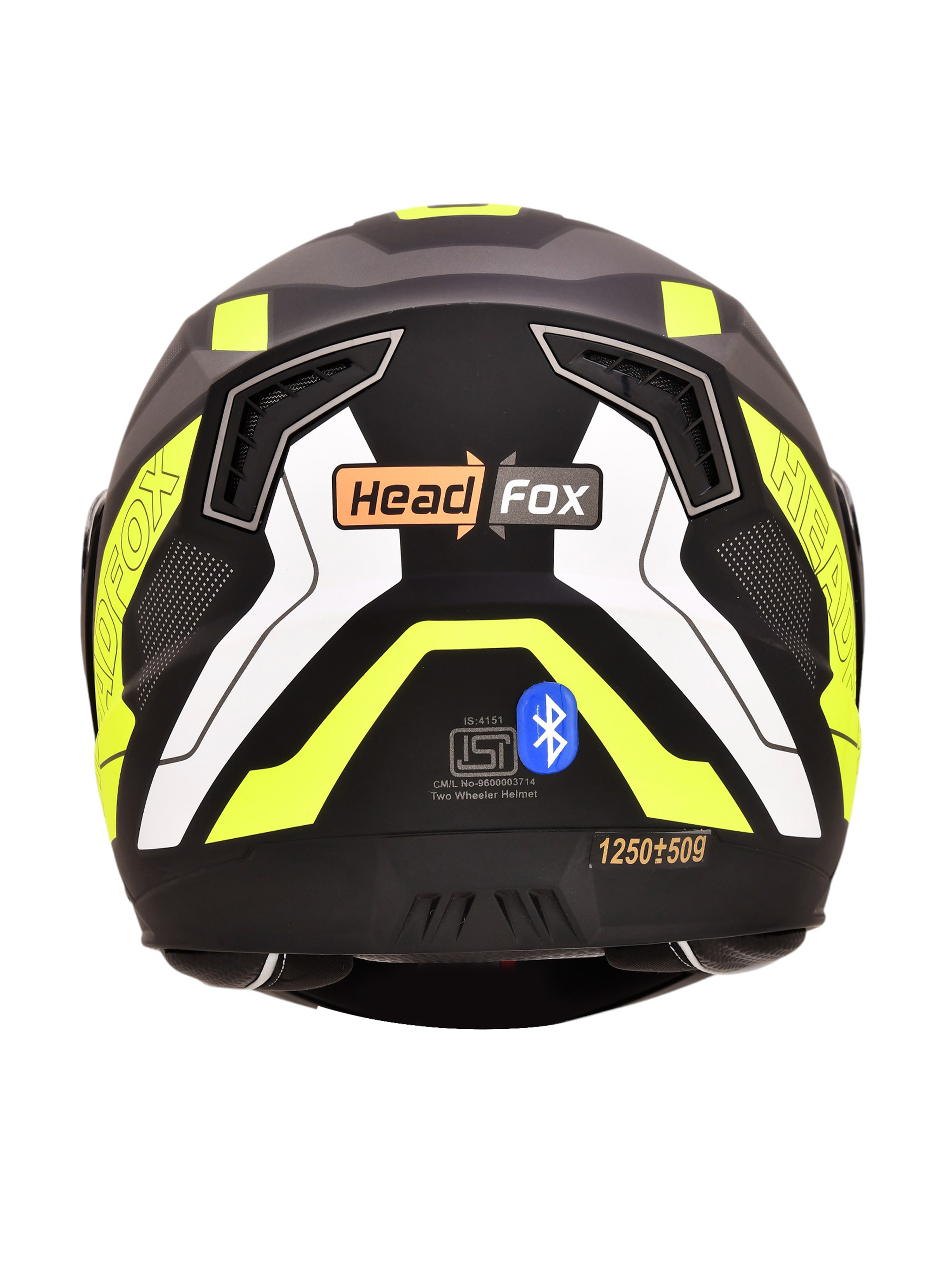 Headfox N2 Air Road Yellow Smart Bluetooth Flip-up Double Visor Helmet – HeadFox Innovations