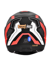 N2 Air Road Matt Red Smart Bluetooth Flip-up Double Visor Helmet