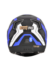N2 Air Road Matt Blue Smart Bluetooth Flip-up Double Visor Helmet