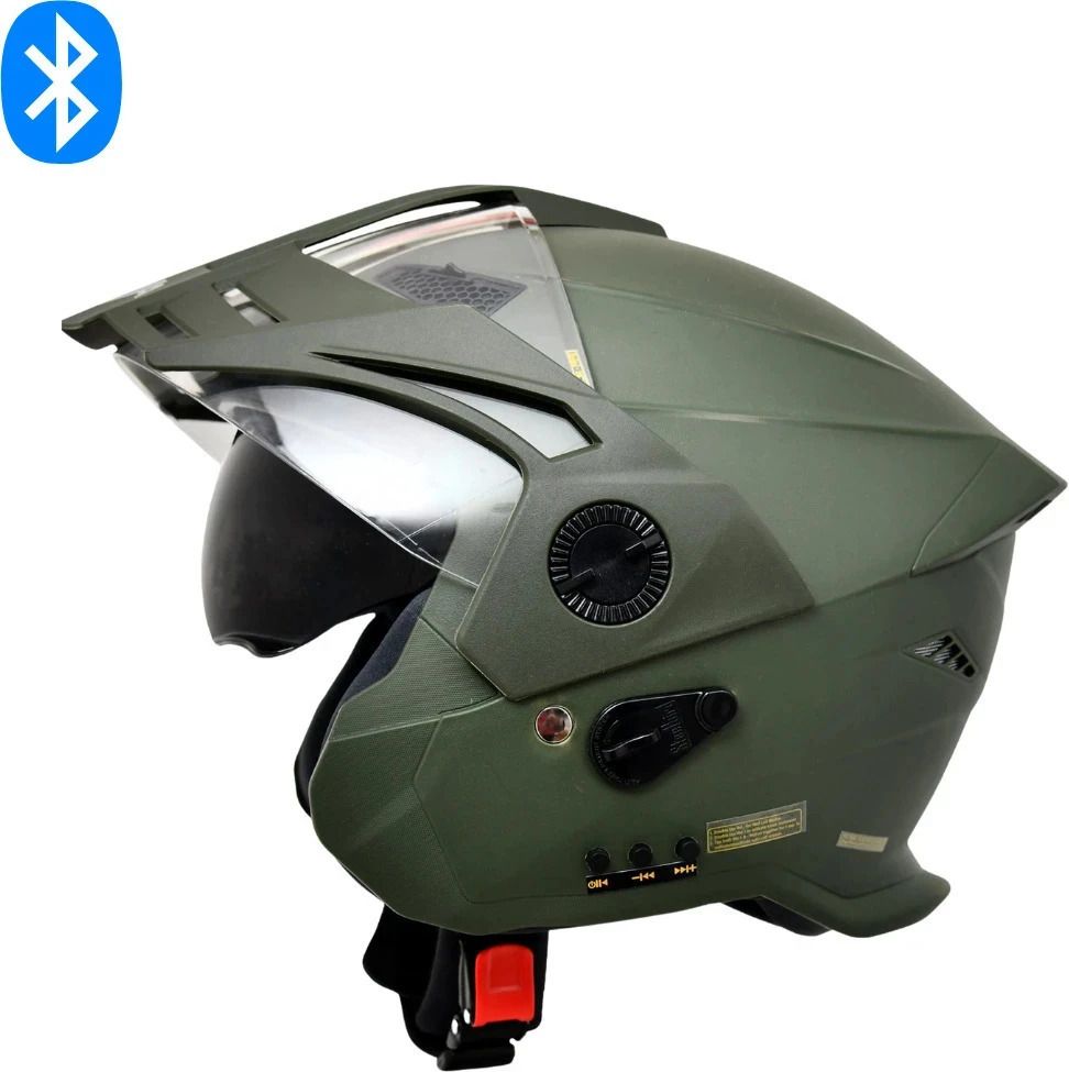 AVA  Smart Bluetooth Bike Helmet with Calls, Music & Voice Assist Green