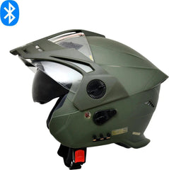AVA  Smart Bluetooth Bike Helmet with Calls, Music & Voice Assist Green
