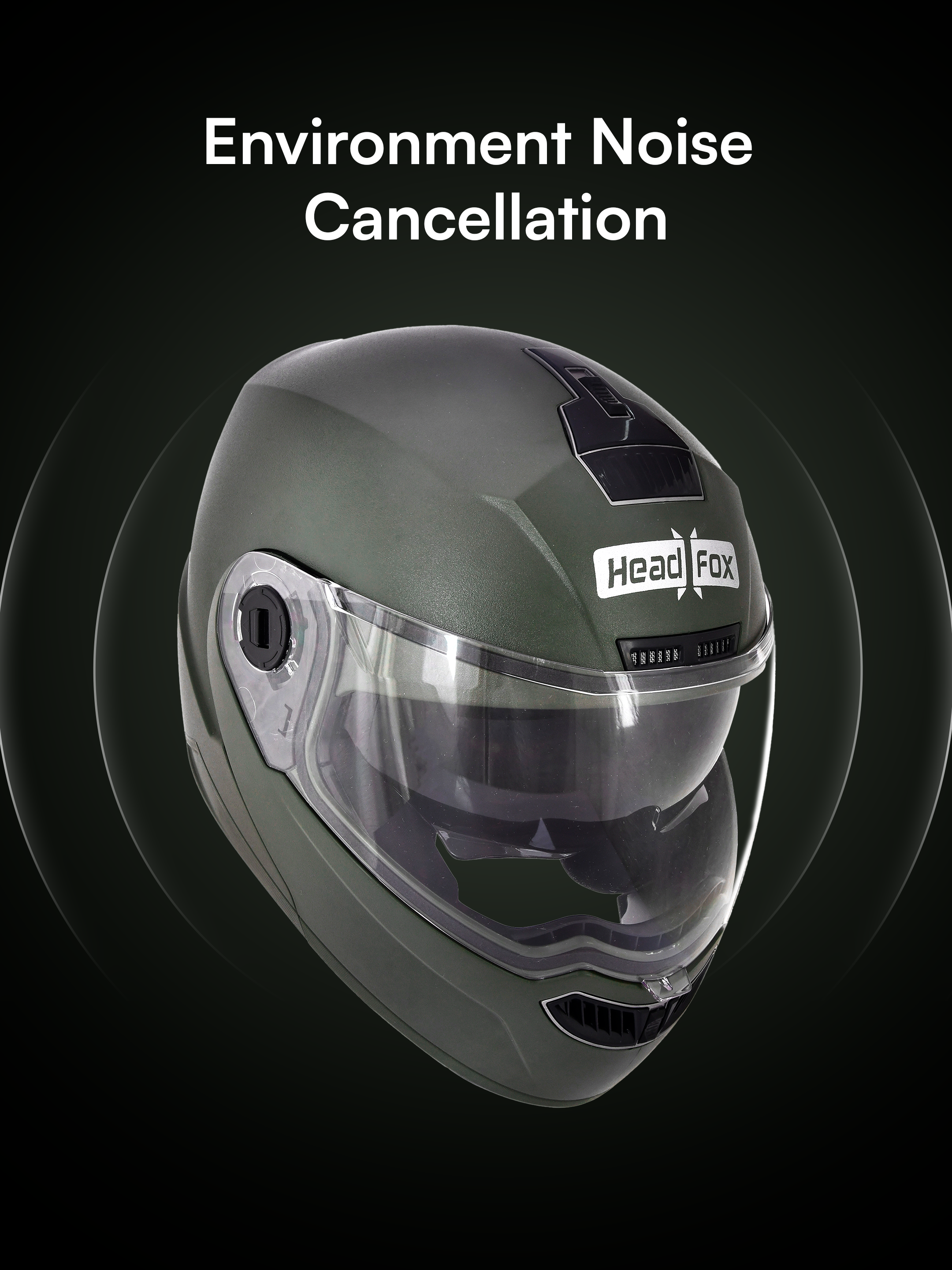 flip up motorcycle helmet india Headfox N2 Air Dashing Battle Green Smart Bluetooth Flip-up Double Visor Helmet – HeadFox Innovations