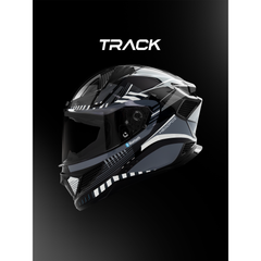 Track Smart Bluetooth Helmet For Men & Women| ISI Certified, Music & Calls