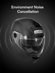 N2 Air Dashing Black Smart Bluetooth Flip-up Double Visor Helmet