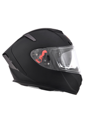 H4 BRO1 Matt Black Smart Bluetooth Full-face Double Visor Helmet