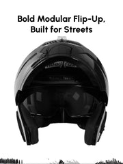 N2 Air  Flip-Up Bluetooth Helmet with GPS, Voice Assist & Dual Visor