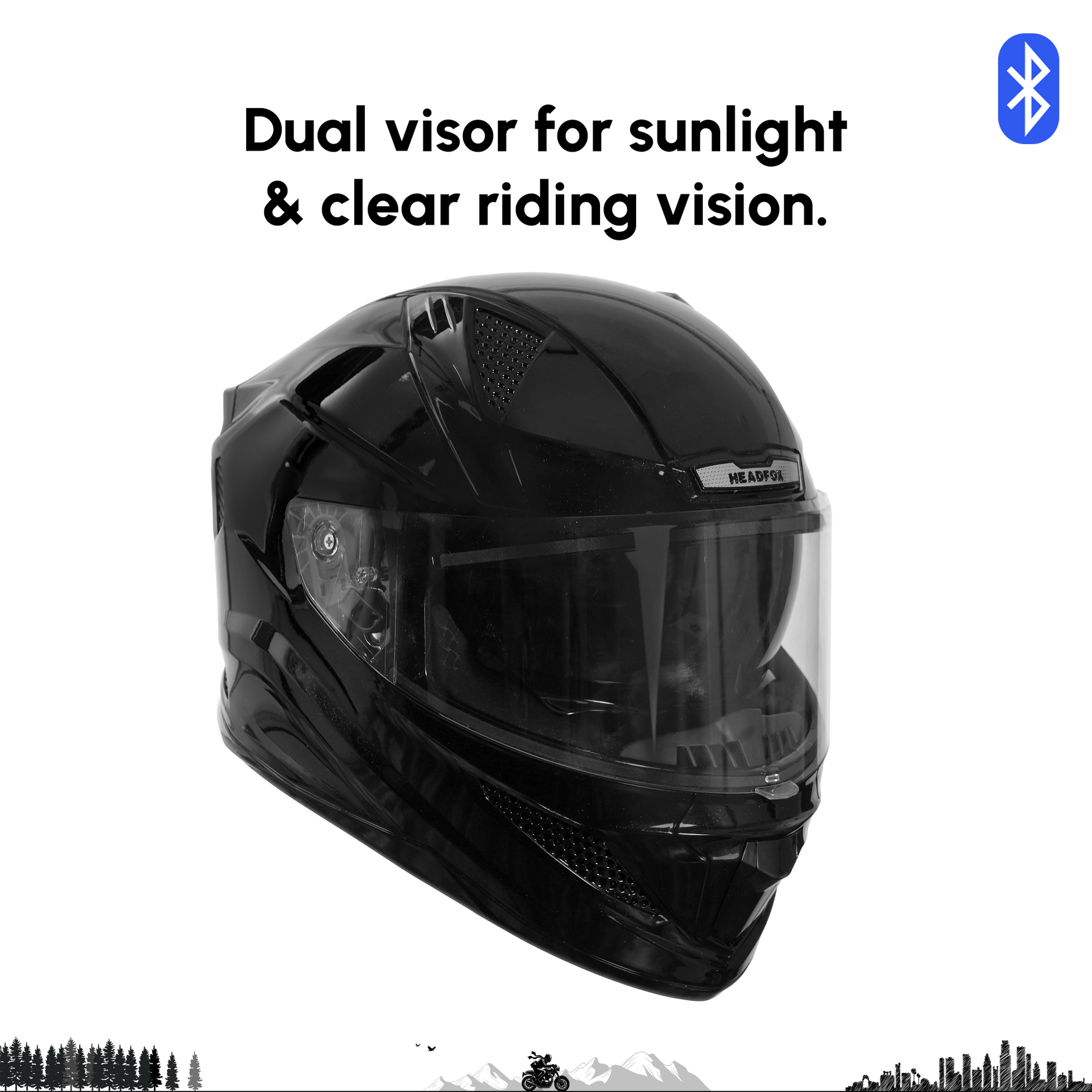 Headfox Full Face Bluetooth Helmets: Stay Connected and Protected