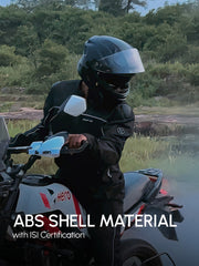Sharp Bluetooth Full Face Helmet with Voice Assist & ENC