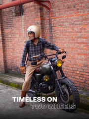 Classic Open Face Bluetooth Helmet for Bike | ISI & DOT Certified
