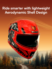 Wolf Smart Bluetooth Helmet with Music, Calls, & ENC