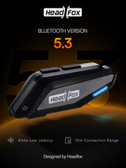 F20 Helmet Bluetooth Headset with Mic | Noise Cancellation | Voice Assistant & Siri