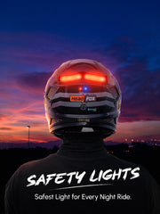 HeadFox Shady Smart Bluetooth Helmet  Full Face with Voice Assistant & LED Blinker