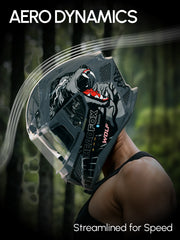 Wolf Smart Bluetooth Helmet with Music, Calls, GPS & ENC