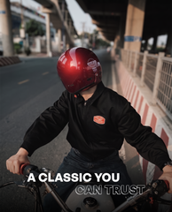Classic Open Face Bluetooth Helmet for Bike | ISI & DOT Certified