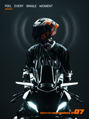 Tarmac Thala Smart Bluetooth Full Face Helmet For Bike DOT Certified