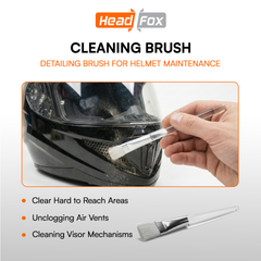 Helmet Cleaning Kit with Foam Spray, Cloth, Cover & Keychain for Bike
