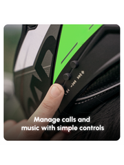 N2 Air Road Matt Green Smart Bluetooth Flip-up Double Visor Helmet