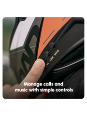 N2 Air Road Matt Orange Smart Bluetooth Flip-up Double Visor Helmet