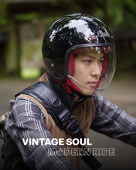 Classic Open Face Bluetooth Helmet for Bike | ISI & DOT Certified