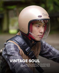 Classic Open Face Bluetooth Helmet for Bike | ISI & DOT Certified