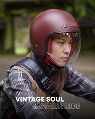 Classic Open Face Bluetooth Helmet for Bike | ISI & DOT Certified