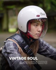 Classic Open Face Bluetooth Helmet for Bike | ISI & DOT Certified