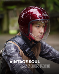 Classic Open Face Bluetooth Helmet for Bike | ISI & DOT Certified