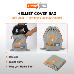 Helmet Cleaning Kit with Foam Spray, Cloth, Cover & Keychain for Bike