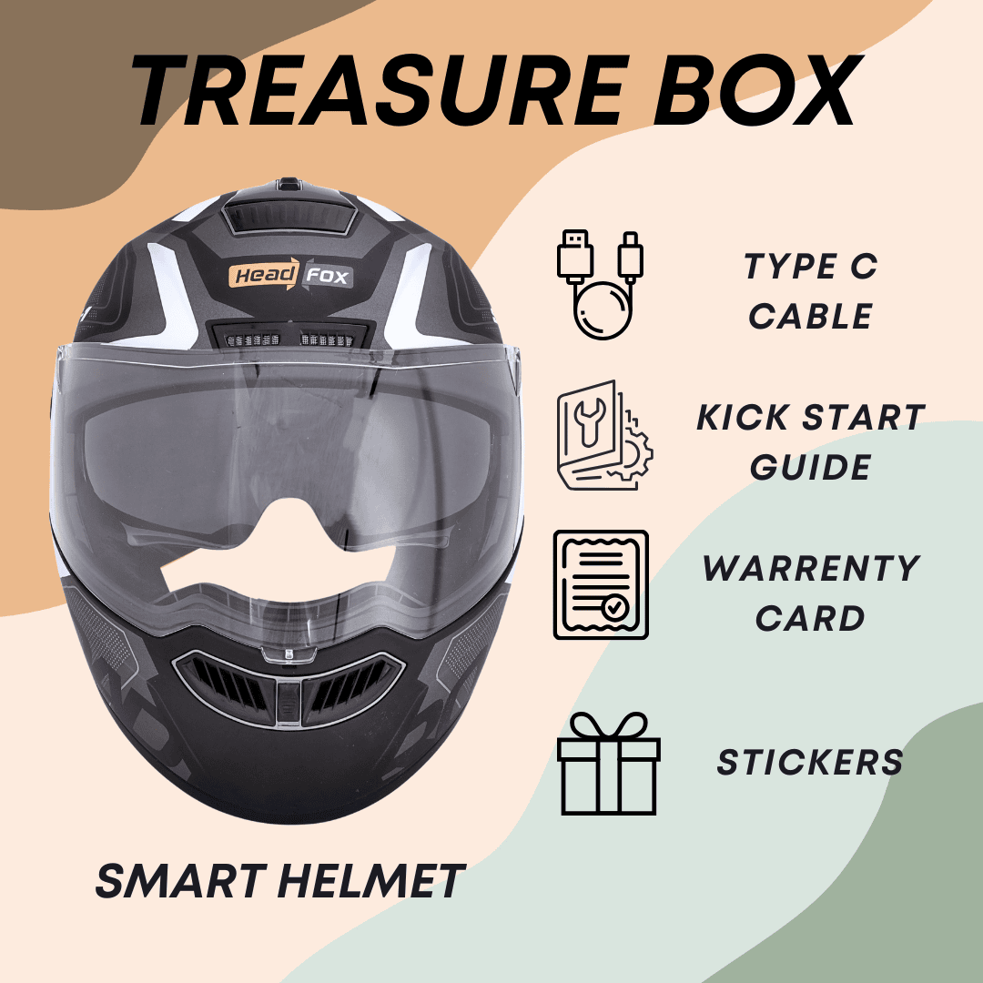In India Top 10 Best Helmet Brands Headfox N2 Air Road Grey Smart