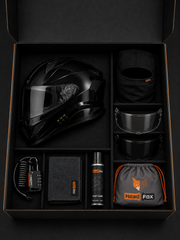 Sharp Bluetooth Full Face Helmet with Voice Assist & ENC | Premium Rider Combo