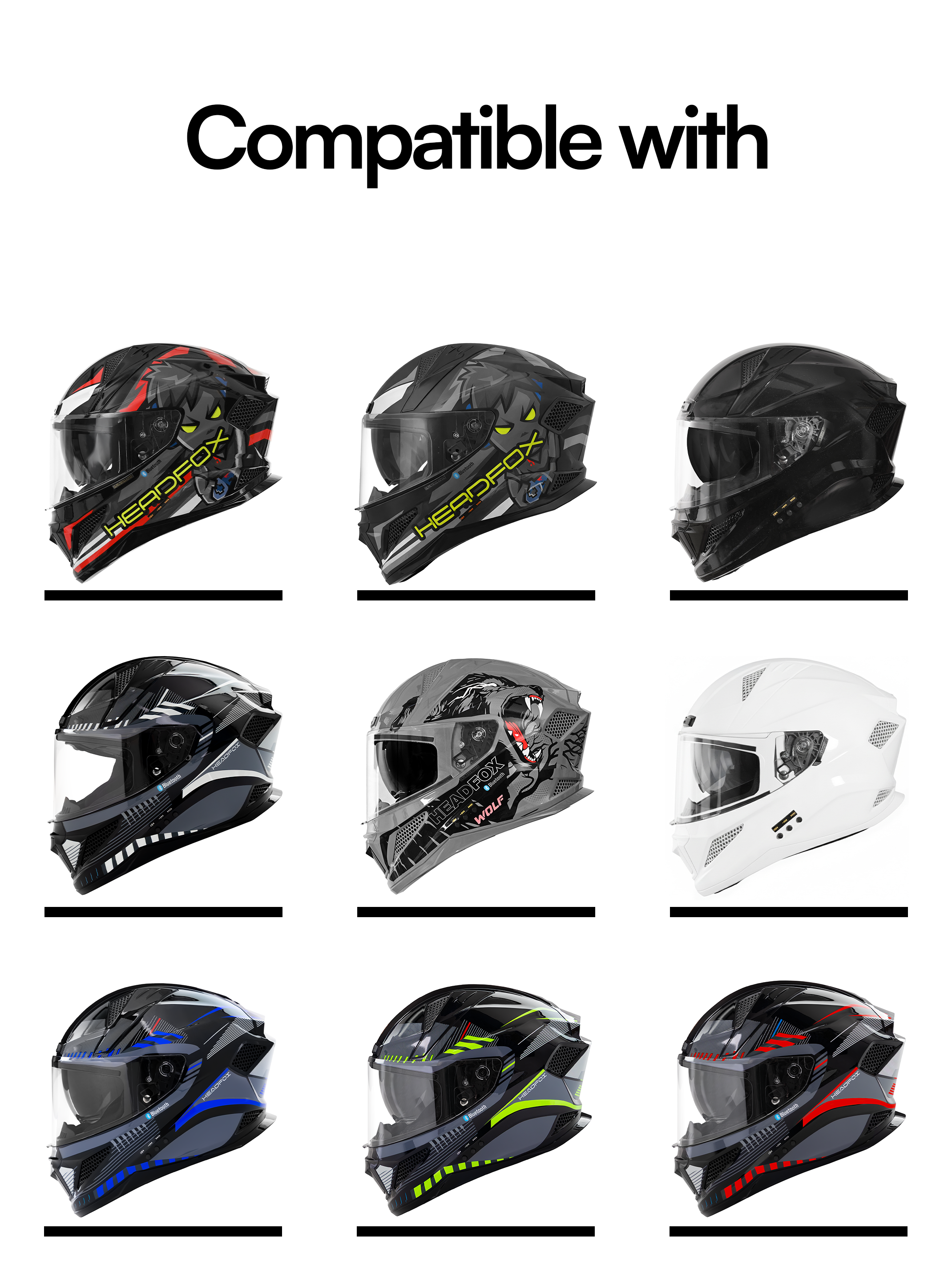 Smoke Helmet Visor | Scratch-Resistant Fits Headfox SHADY, SHARP