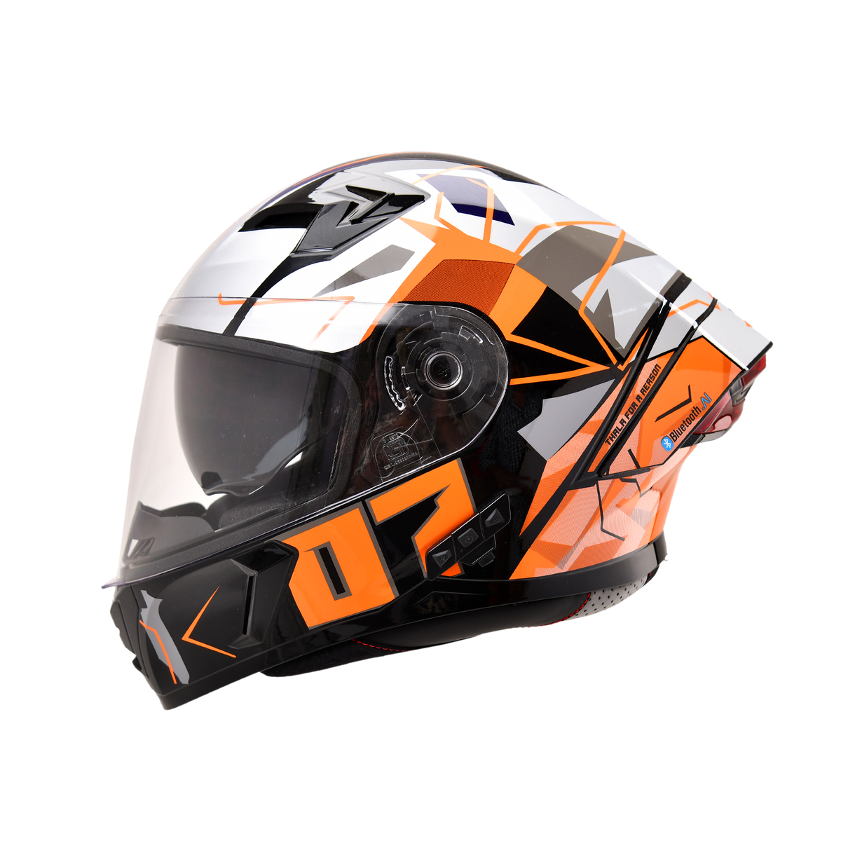 Tarmac Thala Smart Bluetooth Full Face Helmet For Bike DOT Certified