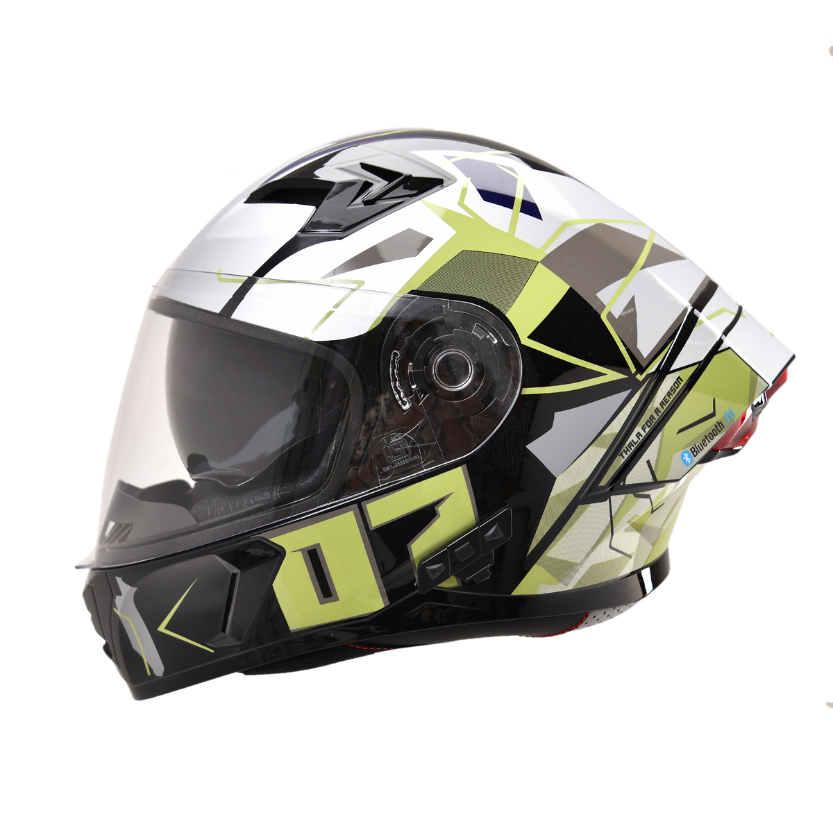 Tarmac Thala Smart Bluetooth Full Face Helmet For Bike DOT Certified