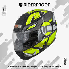 H4 Air Speed Matt Yellow Smart Bluetooth Full-face Double Visor Helmet