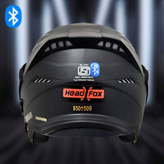 AVA N2 Smart Bluetooth Bike Helmet with Calls, Music & Voice Assist Black