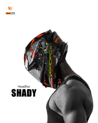 HEADFOX N2 Flash Shady Smart Bluetooth Full Face Helmet for Man & Women for Sports Bike with Aircraft Light, Noise Cancellation, Voice Assistance & GPS