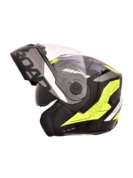 Headfox N2 Air Road Yellow Smart Bluetooth Flip-up Double Visor Headfox N2 Air Road Yellow Smart Bluetooth Flip-up Double Visor