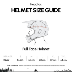HEADFOX N2 Flash Shady Smart Bluetooth Full Face Helmet for Man & Women for Sports Bike with Aircraft Light, Noise Cancellation, Voice Assistance & GPS