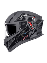 Wolf Smart Bluetooth Helmet with Music, Calls, GPS & ENC