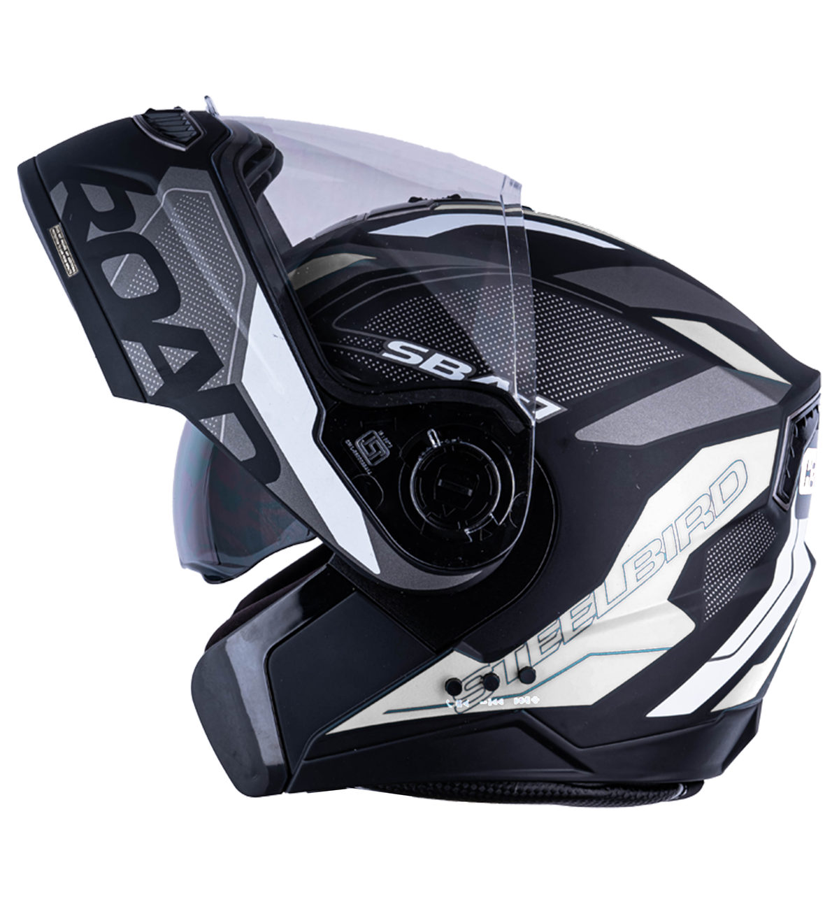 N2 Air Road Grey Smart Bluetooth Flip-up Double Visor Helmet