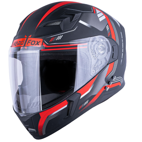 N2 Raptor Ultimate Red Smart Bluetooth Full-Face Single Visor Helmet