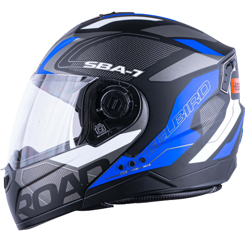 N2 Air Road Blue Smart Bluetooth Flip-up Single Visor Helmet